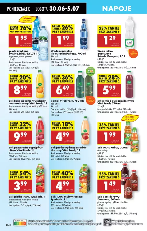 Biedronka - gazetka promocyjna Od poniedziałku od poniedziałku 30.06 do niedzieli 06.07 - strona 58