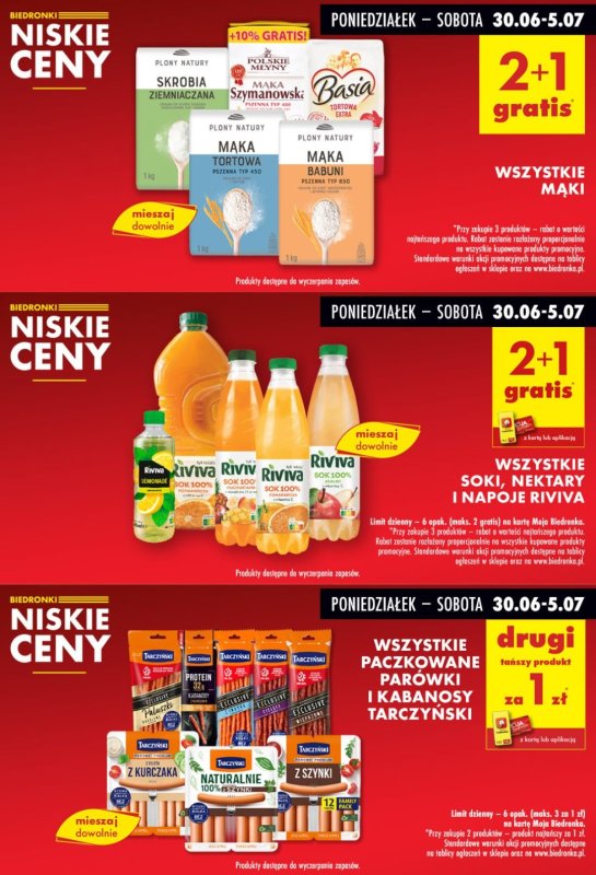 Biedronka - gazetka promocyjna Biedronkowe oszczędności od poniedziałku 30.06 do środy 02.07 - strona 8