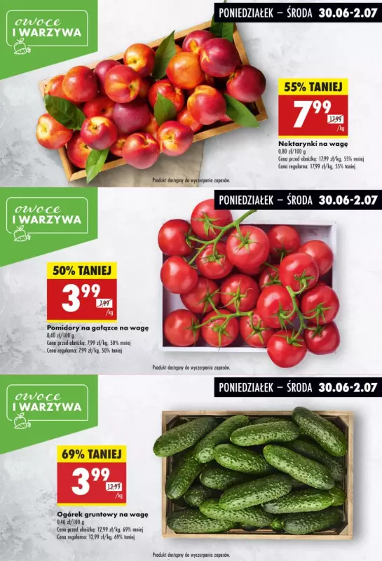 Biedronka - gazetka promocyjna Biedronkowe oszczędności od poniedziałku 30.06 do środy 02.07 - strona 5
