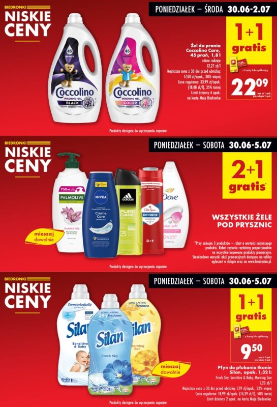 Biedronka - gazetka promocyjna Biedronkowe oszczędności od poniedziałku 30.06 do środy 02.07 - strona 9