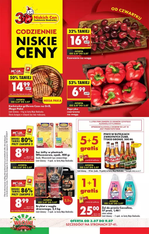 Biedronka - gazetka promocyjna Od czwartku  