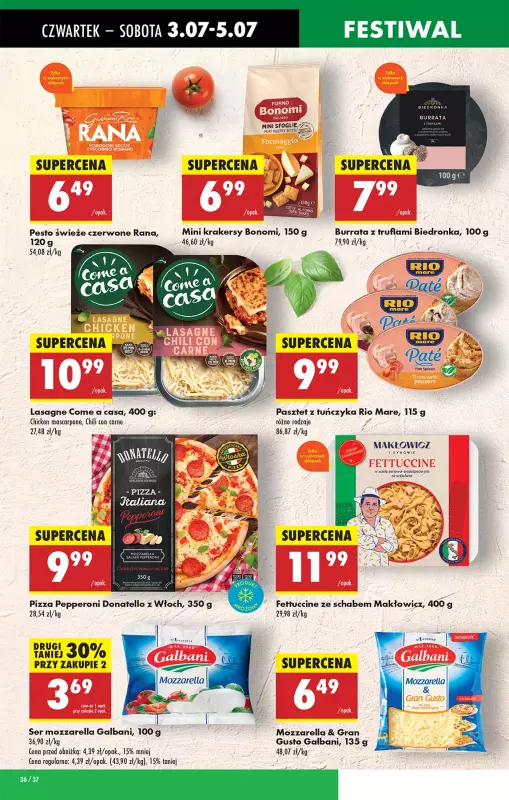 Biedronka - gazetka promocyjna Od czwartku, Z ladą tradycyjną od czwartku 03.07 do środy 09.07 - strona 38