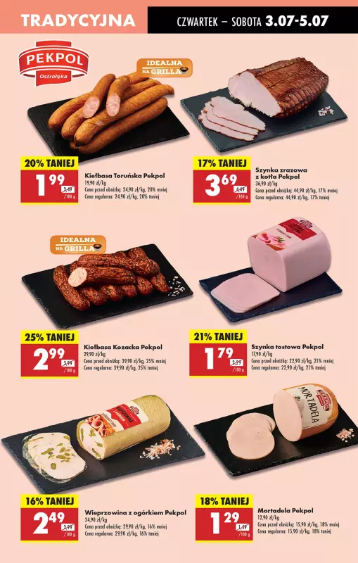 Biedronka - gazetka promocyjna Od czwartku, Z ladą tradycyjną od czwartku 03.07 do środy 09.07 - strona 23