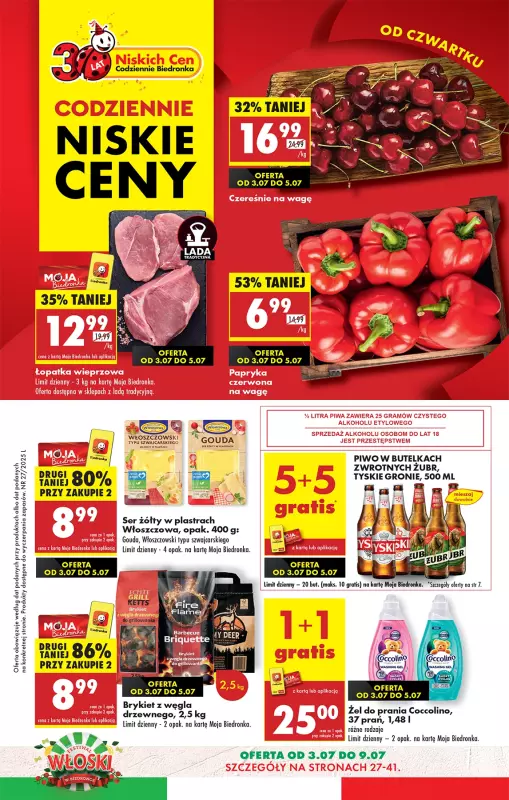 Biedronka - gazetka promocyjna Od czwartku, Z ladą tradycyjną  