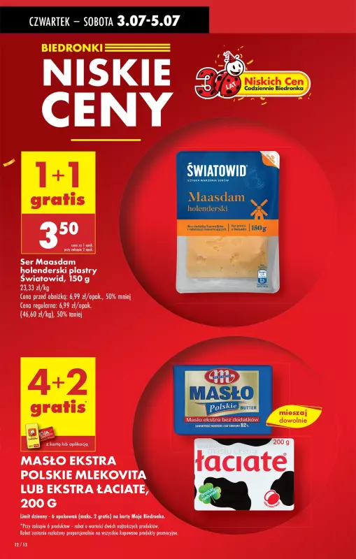 Biedronka - gazetka promocyjna Od czwartku, Z ladą tradycyjną od czwartku 03.07 do środy 09.07 - strona 14
