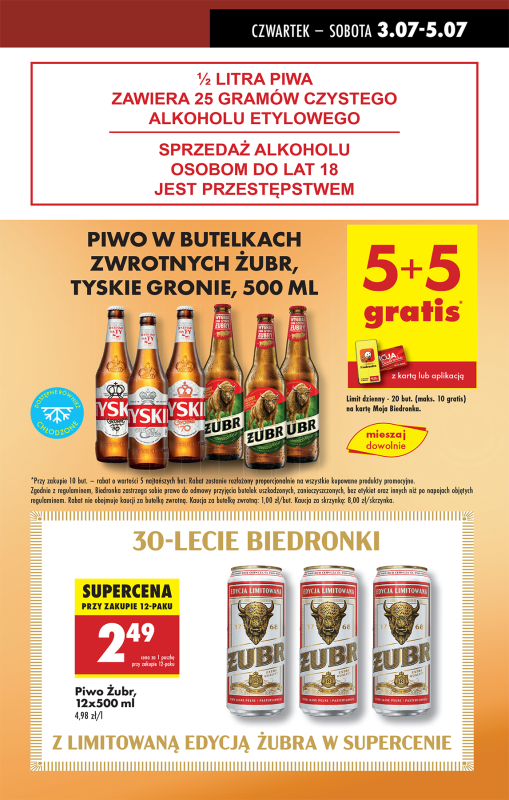 Biedronka - gazetka promocyjna Od czwartku, Z ladą tradycyjną od czwartku 03.07 do środy 09.07 - strona 9