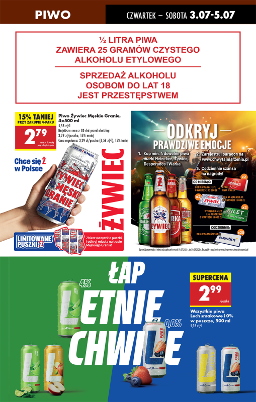 Biedronka - gazetka promocyjna Od czwartku, Z ladą tradycyjną od czwartku 03.07 do środy 09.07 - strona 53