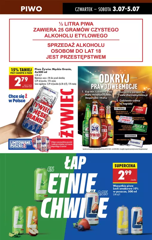 Biedronka - gazetka promocyjna Od czwartku, Z ladą tradycyjną od czwartku 03.07 do środy 09.07 - strona 53
