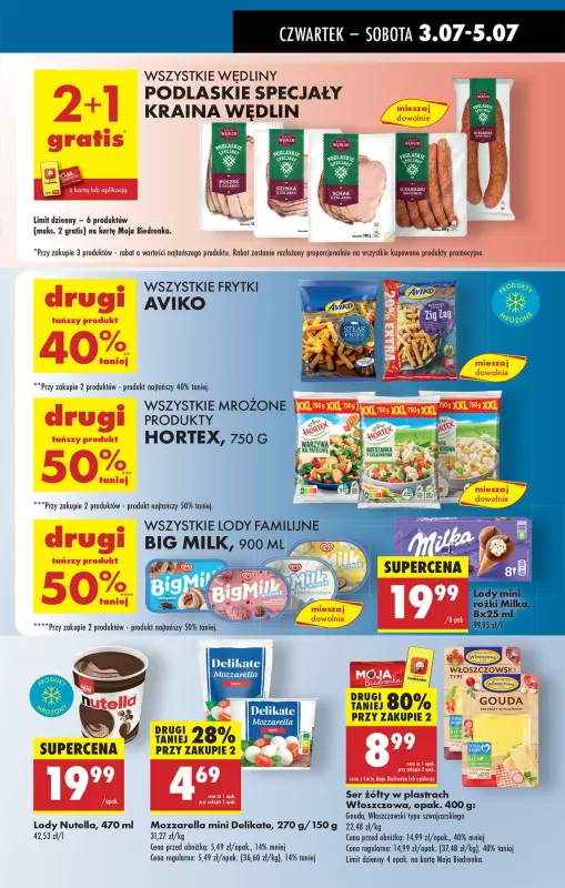 Biedronka - gazetka promocyjna Od czwartku, Z ladą tradycyjną od czwartku 03.07 do środy 09.07 - strona 43