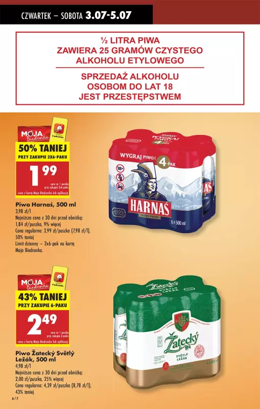 Biedronka - gazetka promocyjna Najlepsze promocje na GRILLA i nie tylko! od czwartku 03.07 do soboty 05.07 - strona 5