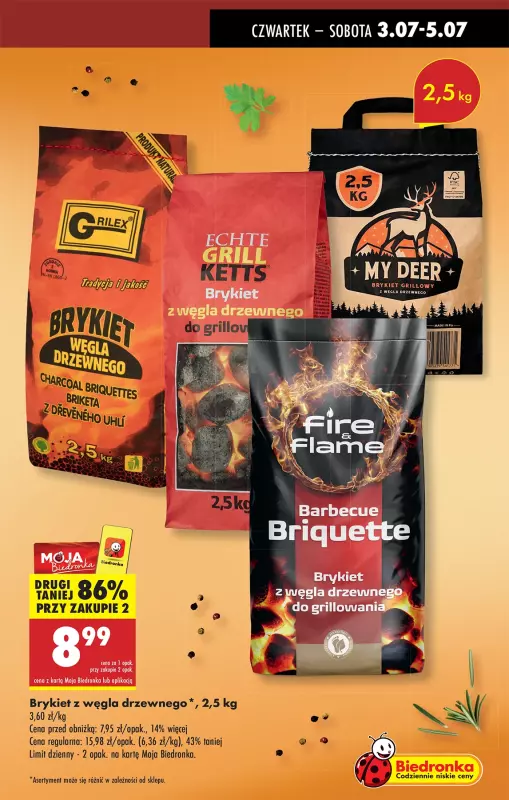Biedronka - gazetka promocyjna Najlepsze promocje na GRILLA i nie tylko!   - strona 3