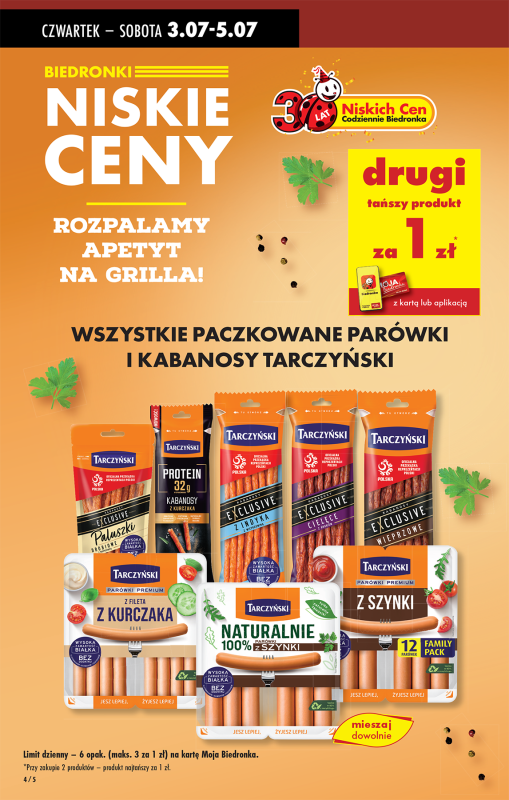 Biedronka - gazetka promocyjna Najlepsze promocje na GRILLA i nie tylko! od czwartku 03.07 do soboty 05.07 - strona 11