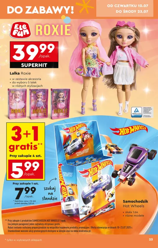 Biedronka - gazetka promocyjna Okazje tygodnia od poniedziałku 07.07 do środy 23.07 - strona 25