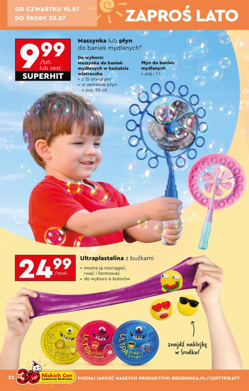 Biedronka - gazetka promocyjna Okazje tygodnia od poniedziałku 07.07 do środy 23.07 - strona 24