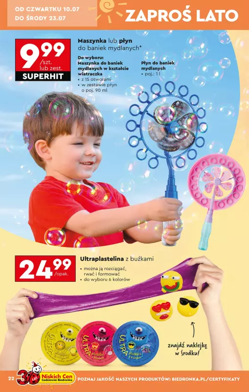 Biedronka - gazetka promocyjna Okazje tygodnia od poniedziałku 07.07 do środy 23.07 - strona 24