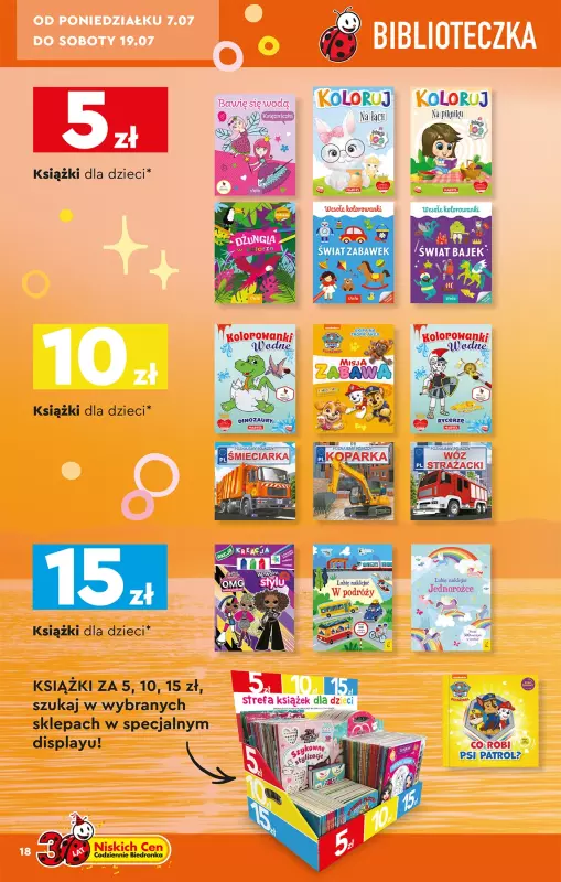 Biedronka - gazetka promocyjna Okazje tygodnia od poniedziałku 07.07 do środy 23.07 - strona 20