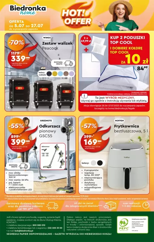 Biedronka - gazetka promocyjna Okazje tygodnia od poniedziałku 07.07 do środy 23.07 - strona 46