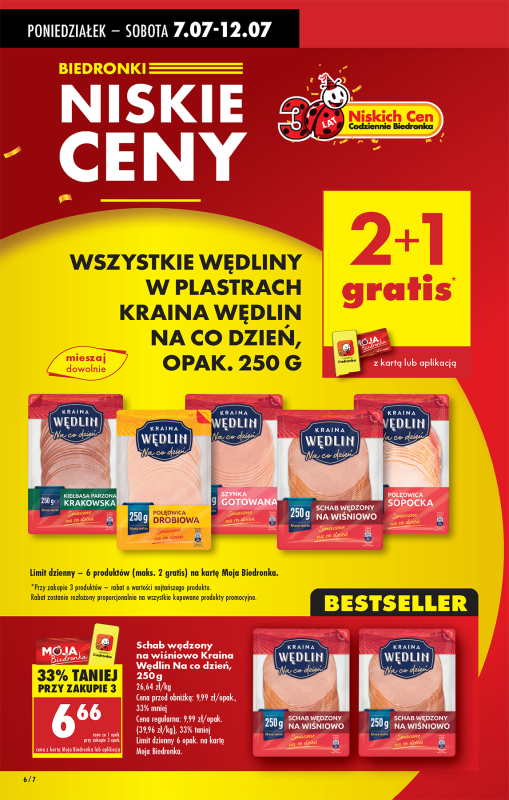 Biedronka - gazetka promocyjna Od poniedziałku od poniedziałku 07.07 do niedzieli 13.07 - strona 6