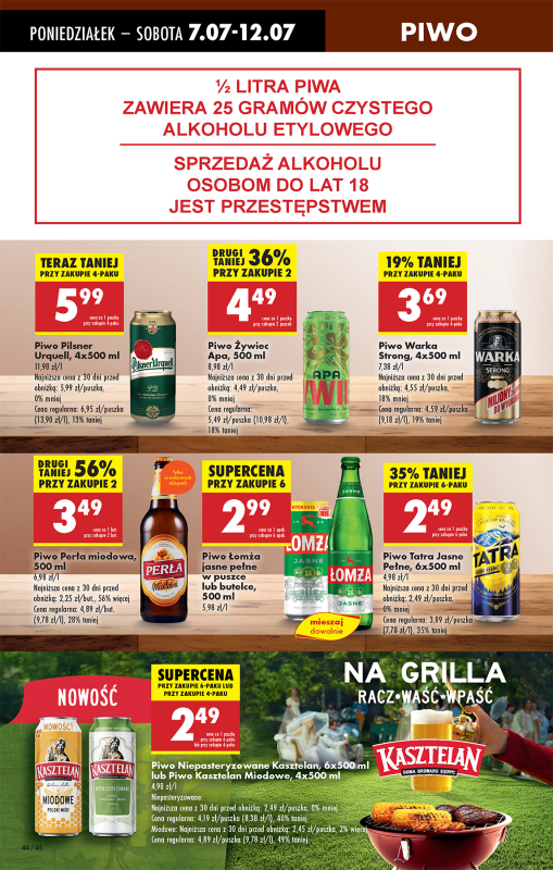 Biedronka - gazetka promocyjna Od poniedziałku od poniedziałku 07.07 do niedzieli 13.07 - strona 60