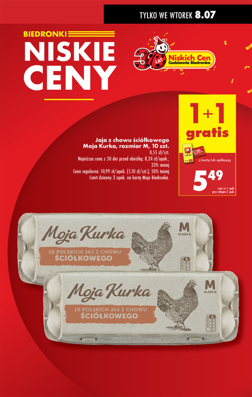 Biedronka - gazetka promocyjna Od poniedziałku od poniedziałku 07.07 do soboty 12.07 - strona 3