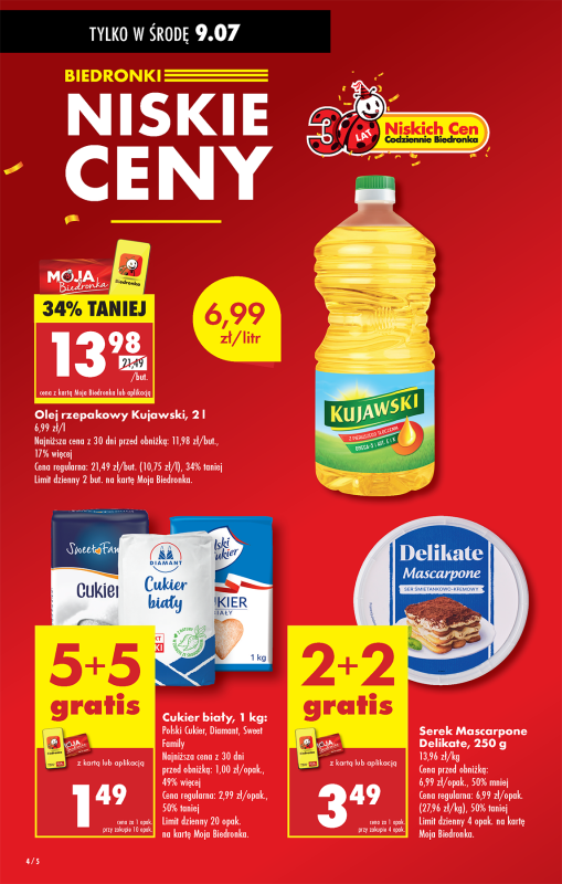 Biedronka - gazetka promocyjna Od poniedziałku od poniedziałku 07.07 do niedzieli 13.07 - strona 4