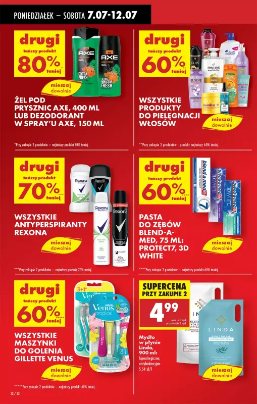 Biedronka - gazetka promocyjna Od poniedziałku od poniedziałku 07.07 do niedzieli 13.07 - strona 12