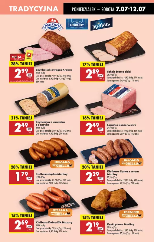 Biedronka - gazetka promocyjna Od poniedziałku, Z ladą tradycyjną od poniedziałku 07.07 do soboty 12.07 - strona 29