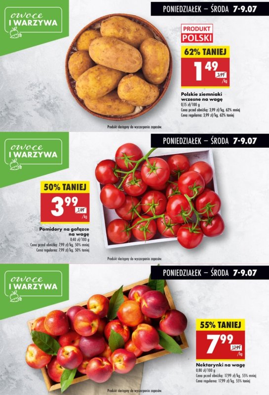 Biedronka - gazetka promocyjna Biedronkowe oszczędności od poniedziałku 07.07 do środy 09.07 - strona 3
