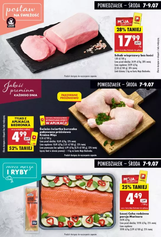 Biedronka - gazetka promocyjna Biedronkowe oszczędności od poniedziałku 07.07 do środy 09.07 - strona 4