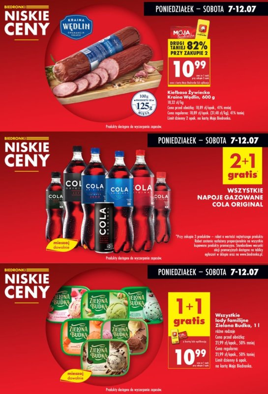 Biedronka - gazetka promocyjna Biedronkowe oszczędności od poniedziałku 07.07 do środy 09.07 - strona 2