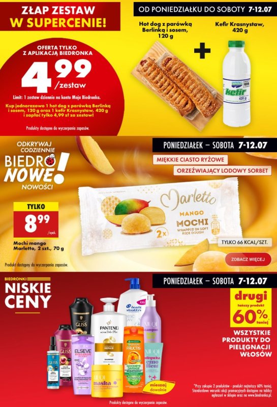 Biedronka - gazetka promocyjna Biedronkowe oszczędności od poniedziałku 07.07 do środy 09.07 - strona 8