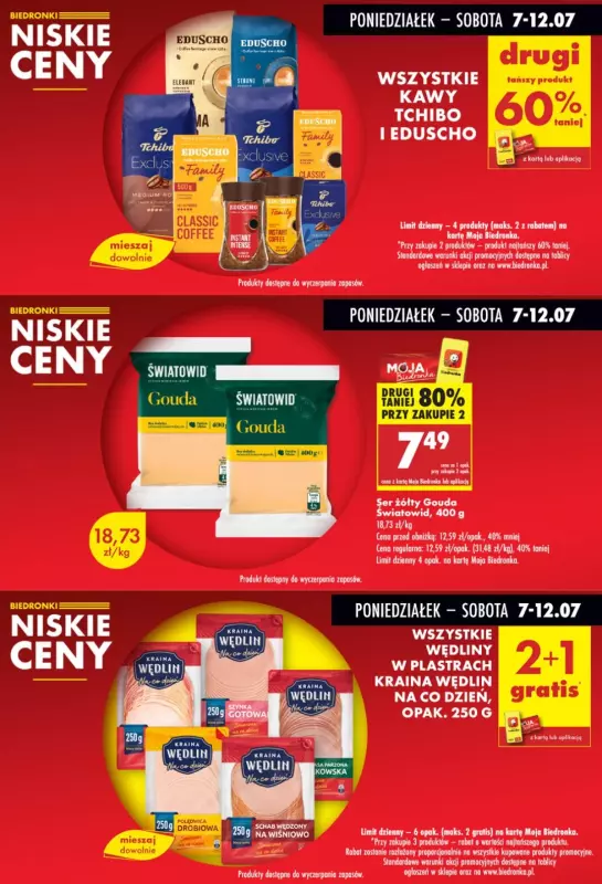Biedronka - gazetka promocyjna Biedronkowe oszczędności od poniedziałku 07.07 do środy 09.07 - strona 6