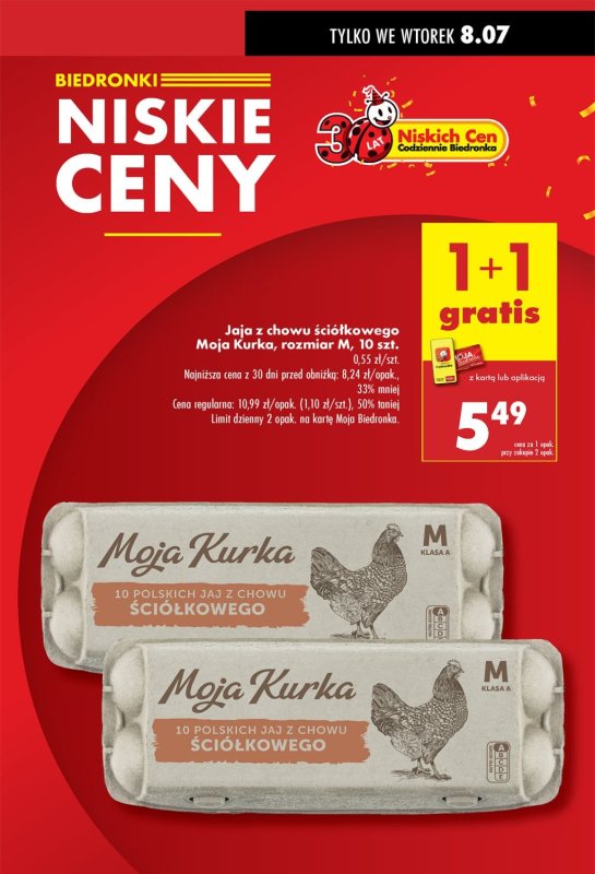 Biedronka - gazetka promocyjna Biedronkowe oszczędności od poniedziałku 07.07 do środy 09.07 - strona 5