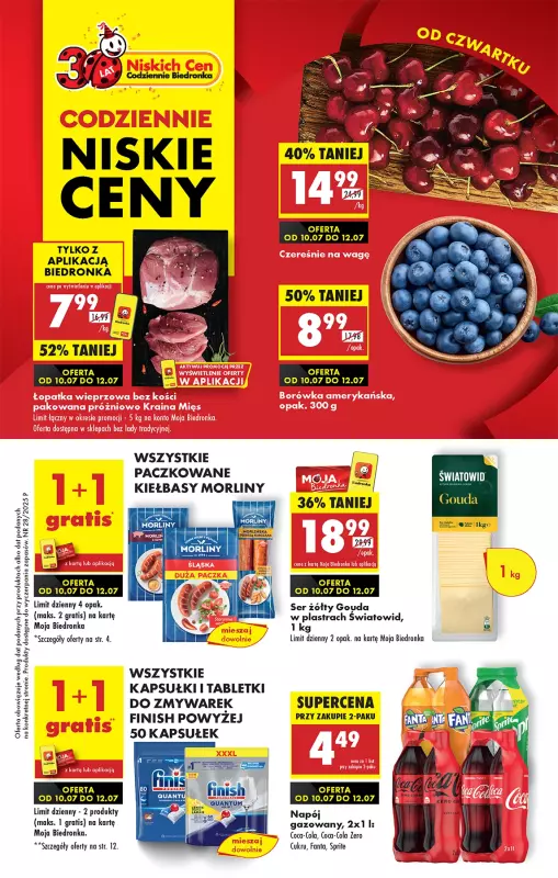 Biedronka - gazetka promocyjna Od czwartku  