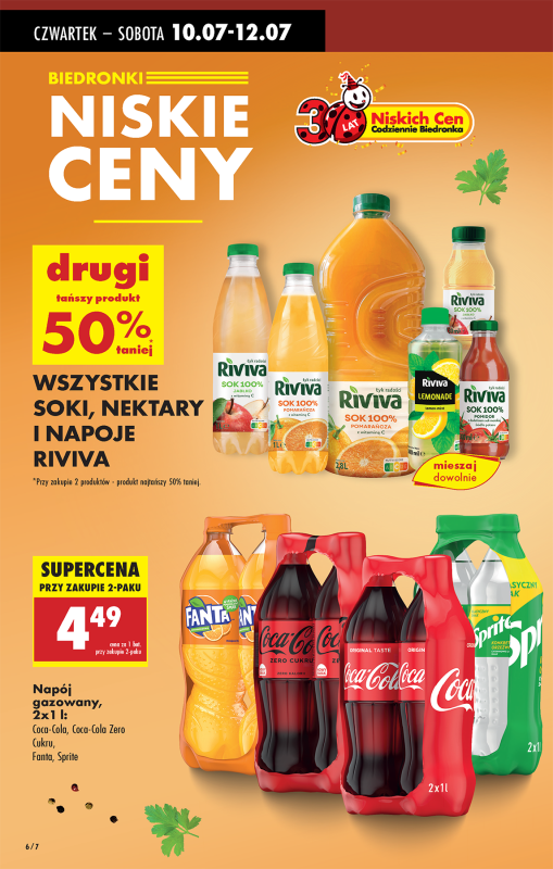 Biedronka - gazetka promocyjna Od czwartku od czwartku 10.07 do środy 16.07 - strona 6