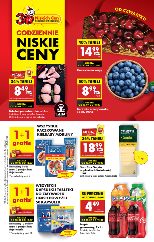 Biedronka - gazetka promocyjna Od czwartku, Z ladą tradycyjną od czwartku 10.07 do środy 16.07