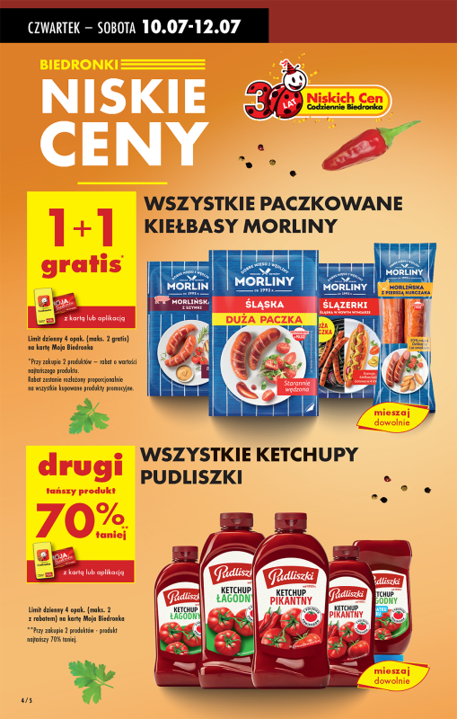 Biedronka - gazetka promocyjna Od czwartku, Z ladą tradycyjną od czwartku 10.07 do środy 16.07 - strona 4