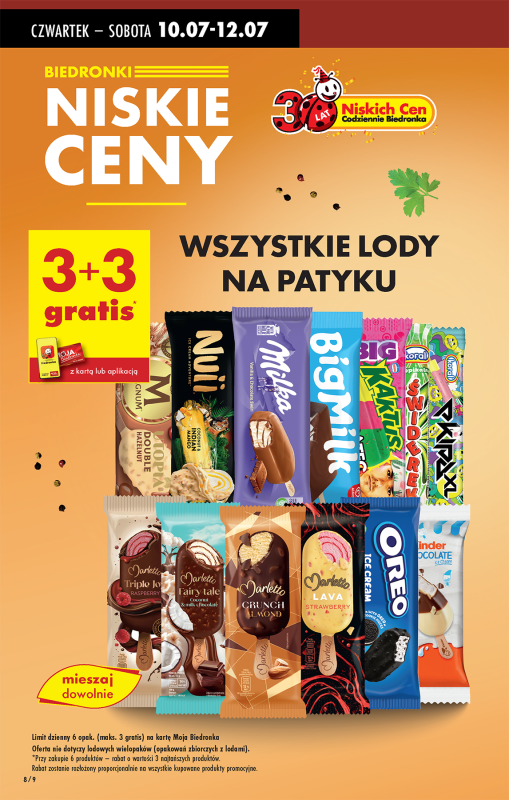 Biedronka - gazetka promocyjna Od czwartku, Z ladą tradycyjną od czwartku 10.07 do środy 16.07 - strona 8