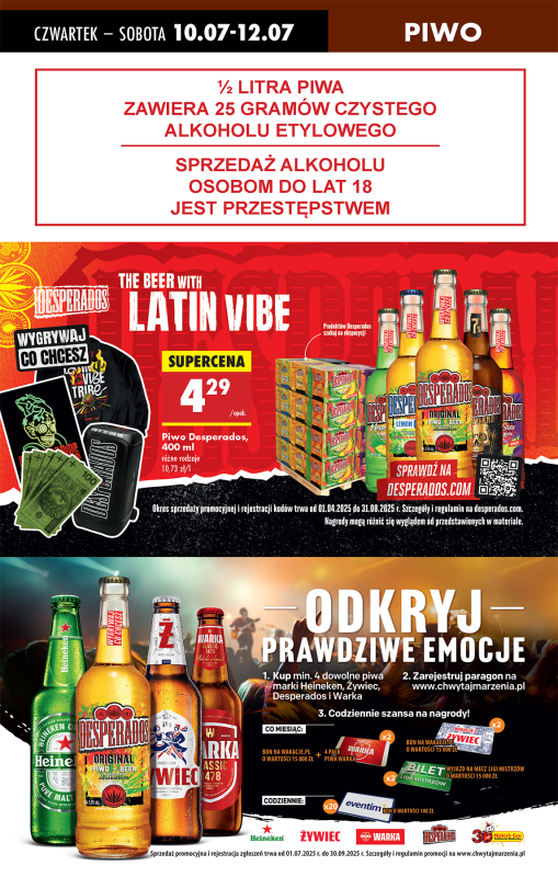 Biedronka - gazetka promocyjna Od czwartku, Z ladą tradycyjną od czwartku 10.07 do środy 16.07 - strona 61