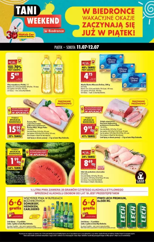 Biedronka - gazetka promocyjna Tani Weekend  