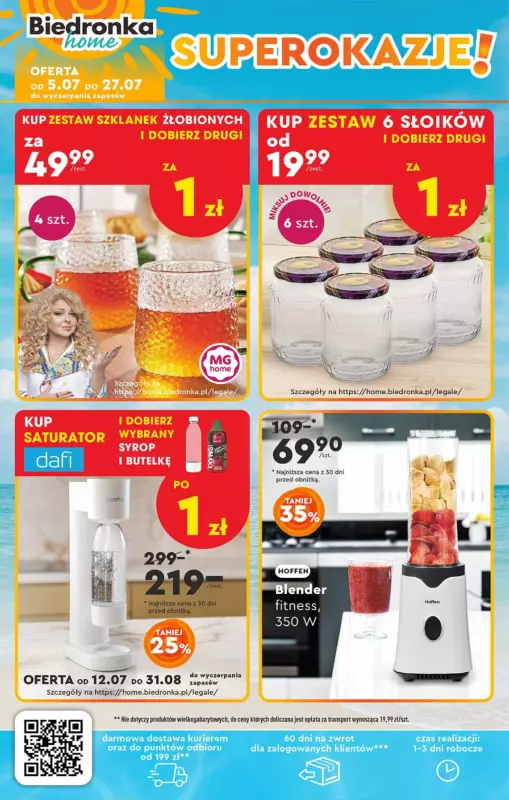 Biedronka - gazetka promocyjna Okazje tygodnia od 14.07 od poniedziałku 14.07 do środy 30.07 - strona 46