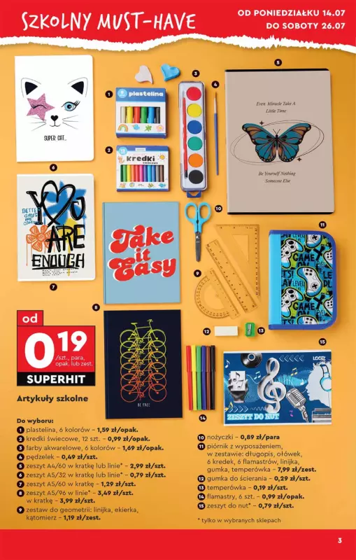Biedronka - gazetka promocyjna Okazje tygodnia od 14.07   - strona 3
