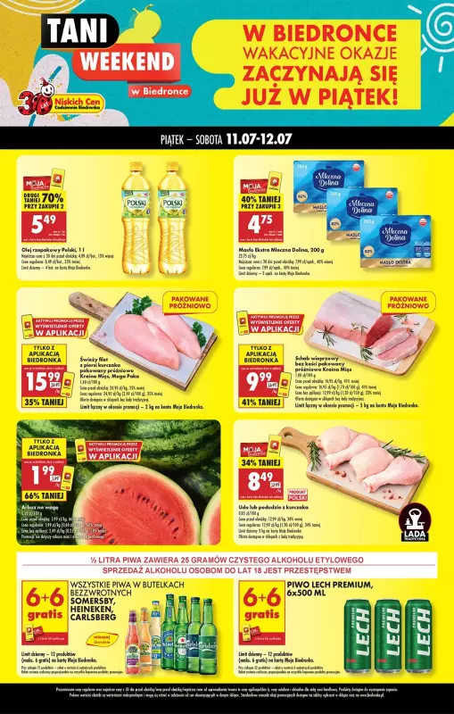 Biedronka - gazetka promocyjna Tani Weekend  