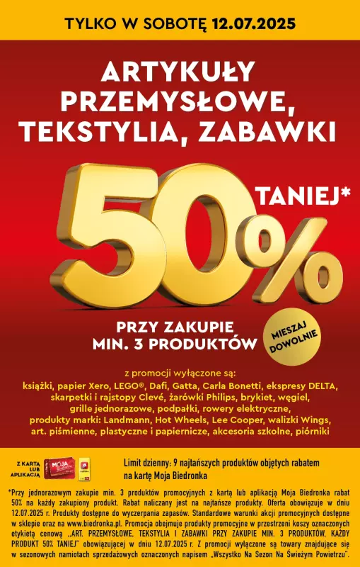 Biedronka - gazetka promocyjna Najtańsza sobota   - strona 3