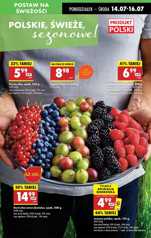 Biedronka - gazetka promocyjna Od poniedziałku od poniedziałku 14.07 do niedzieli 20.07 - strona 19