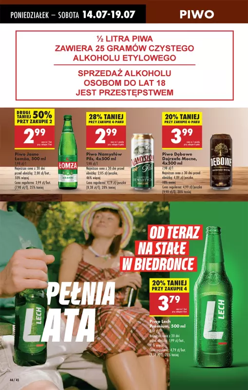 Biedronka - gazetka promocyjna Od poniedziałku od poniedziałku 14.07 do niedzieli 20.07 - strona 50