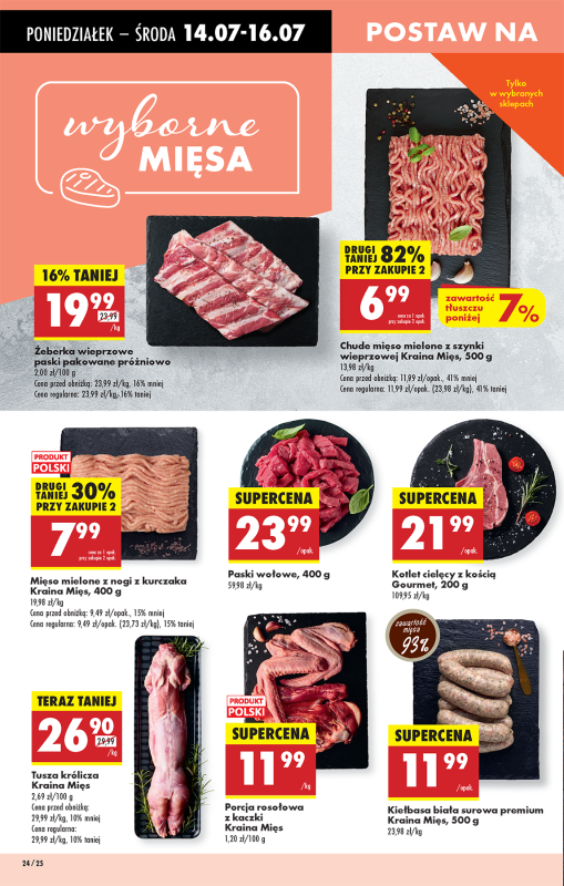 Biedronka - gazetka promocyjna Od poniedziałku, Z ladą tradycyjną od poniedziałku 14.07 do niedzieli 20.07 - strona 28