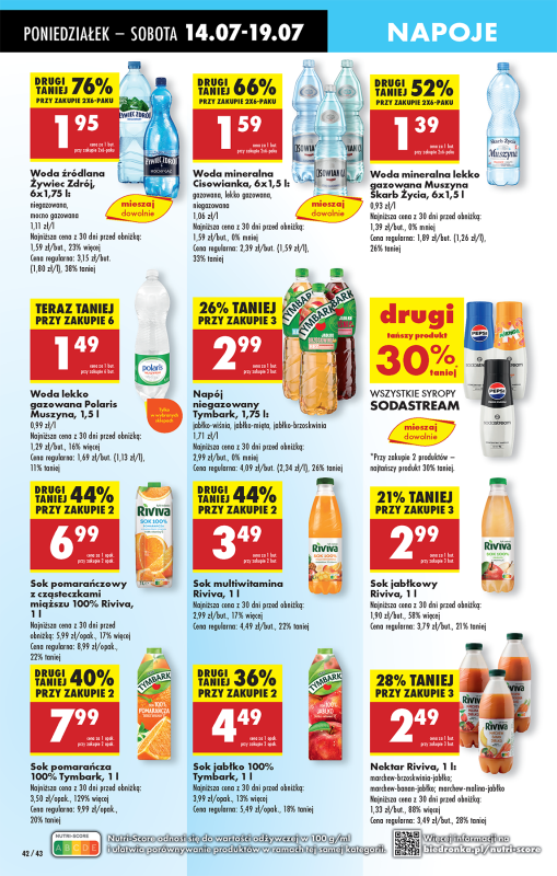 Biedronka - gazetka promocyjna Od poniedziałku, Z ladą tradycyjną od poniedziałku 14.07 do niedzieli 20.07 - strona 48