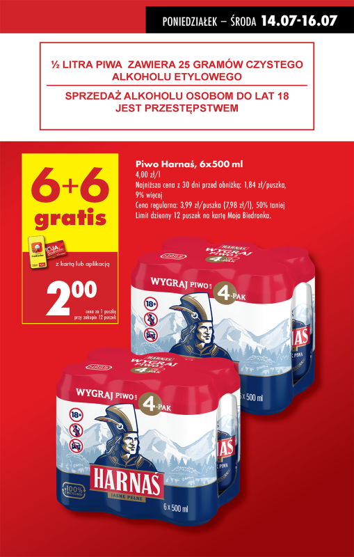 Biedronka - gazetka promocyjna Od poniedziałku, Z ladą tradycyjną od poniedziałku 14.07 do niedzieli 20.07 - strona 15
