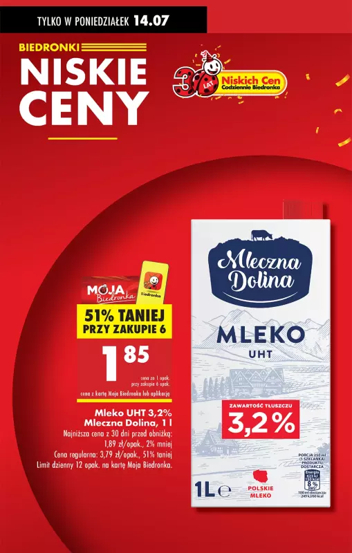 Biedronka - gazetka promocyjna Od poniedziałku, Z ladą tradycyjną   - strona 2